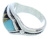 Southwest Silver Multicolor Ring Size 5-3/4 YS72349
